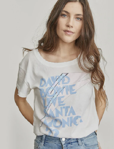 Elizabeth and James David Bowie Vintage Graphic Tee