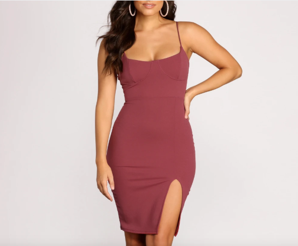 Get a move on Crepe Mini Dress