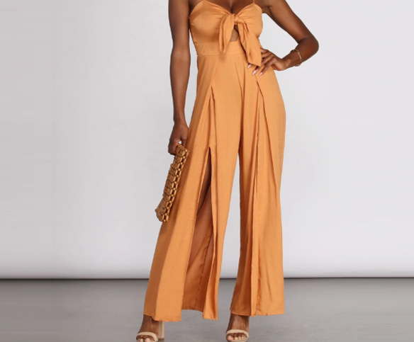 Sweet surprise wide leg jumpsuit